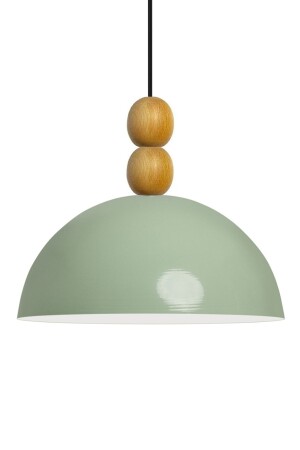 MNZ-Lipeo الخشب ذو رصاصة شمعية واحدة مصباح معلق غرفة المعيشة المطبخ صاغر شعر مصباح الإضاءة الديكورية BMM2070WM2 - Bamyum