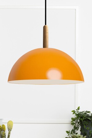 MNZ-Lipeo الصفراء الشنابل الخشبية رأس واحد ضوء اللون صالة المطبخ صالون شعر الكافي مصباح تزيين BMM7080XXXA - Bamyum