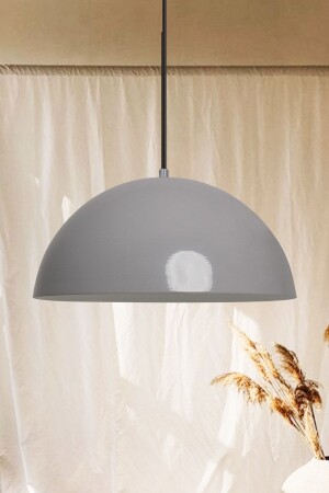 MNZ-Lipeo Gray Chandelier واحد مصباح اللباس غرفة المعيشة المطبخ الفندق الكافي مصباح الإضاءة صواريخ الشعر متجر - Bamyum