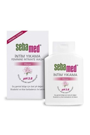 جيل غسيل المنطقة الجنائية الحميمة من MNZ-Liquid 200ml - حساسة 15-50 سنة - Sebamed