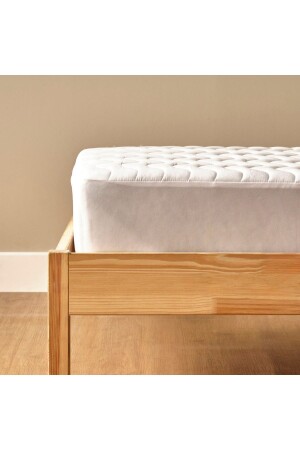 المطبخ المثبت من الميكرو الألياف المضادة للدواء (MNZ-Liquid Proof Microfiber Quilted Fitted Bed Mattress) المطبخ الأبيض - Bella Maison