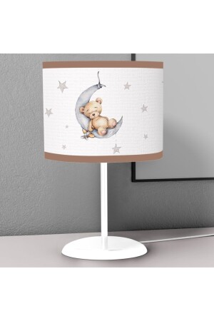 (MNZ-Little Bear Sleeping on the Moon) غرفة الأطفال المطبوعة على الإنترنت غرفة الأطفال المكتبية لامپة شمعة 01399041031 - instababyrooms