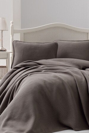 MNZ-Liv 100% قطن بيكة مجموعة بني - Şaheser