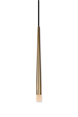 MNZ-Long Led Honey Color مغلفة بمصباح معلق LED واحد LLSAA0101 - Fivorno Aydınlatma