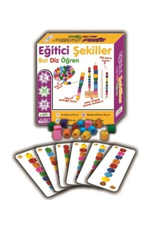 (MNZ-Look) (رجل كسر الركبة) اللعبة التعليمية الأشكال الذكية - Zekice