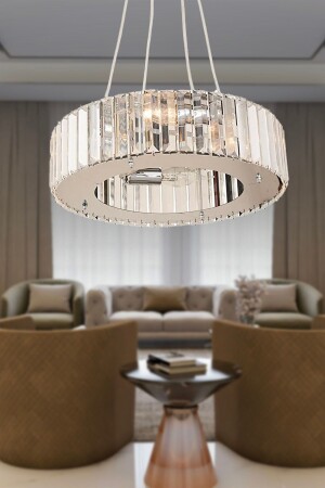 MNZ-Lora Kristalli كروم كريستال، الحجر تصميم عصري كريستال غرفة المعيشة شمعة 3616-CH - Apliqa