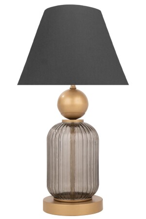 MNZ-Lotus Opal Black Contrast Glass مخروط مصباح مخروط MNLA04 - MINIMAL ETICARET VE BILGI TEKNOLOJILERI