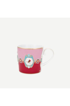 طيور الحب (MNZ-Love Birds) كوب البورسلين حمراء وردي 150 مل - Pip Studio