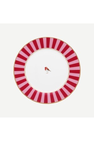 طيور الحب (MNZ-Love Birds) طاولة الفطور الوردية الحمراء 21 سم 51001026 - Pip Studio