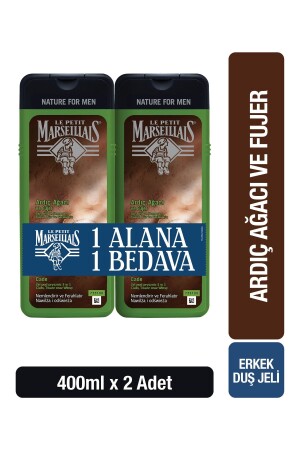 MNZ-Lpm الرجال شجرة الجنيبر و فوجر غيل المياه 400 مل X2 35746613537152 - Le Petit Marseillais