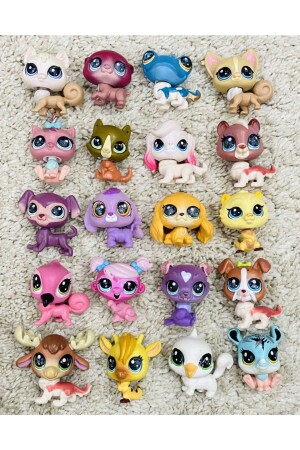 MNZ-Lps Minişler 8 قطعة لعبة Miniş حجم كبير - Littlest Pet Shop