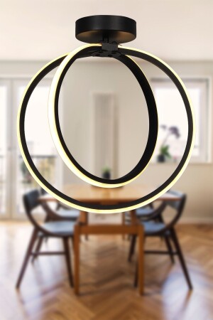 MNZ-Lucia LED سقف جبل شمعير الأسود 300 002 0081 02 - Begüsa