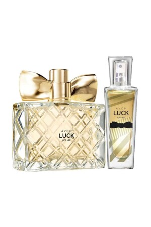 MNZ-Luck عطر نسائي مزدوج مجموعة 50 + 30 إجمالي 80 مل - Avon