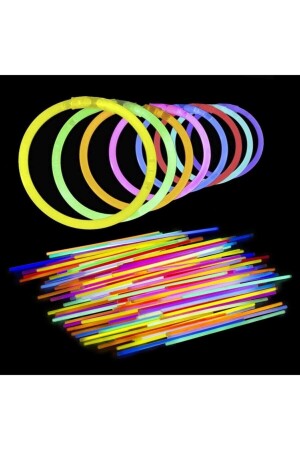 MNZ-Luminous Highlighter Stick 50 قطعة إضاءة الحزب المكسورة 50 جهاز - Niyet