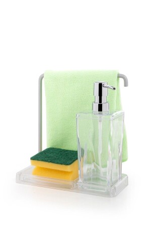 MNZ-Luna Kitchen Liquid Soap Dispenser-transparent M-E56-16 - Prima Nova