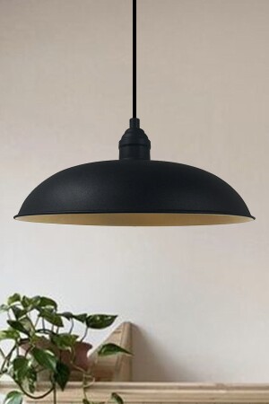 MNZ-Lungo الأسود واحد شمعة مصباح معلق مطعم غرفة المعيشة الإضاءة BMM7180 - Bamyum