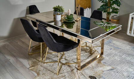 مجموعة طاولة الطعام الفاخرة MNZ-Luxe - Cadde Yıldız
