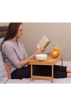 MNZ-Luxury Bamboo Footed Tray ibat01 - entarzlife