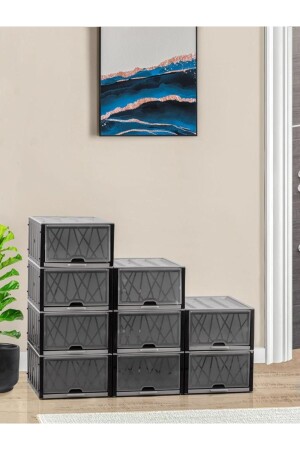 MNZ-Luxury Container Shoe Organizer راميب صندوق الأحذية - Tıkevimde