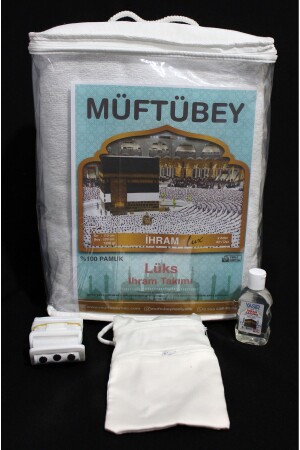 MNZ-Luxury Ihram Set حج عمرة 1350 ج. 100% القطن LKSİHRM - MüftüBey