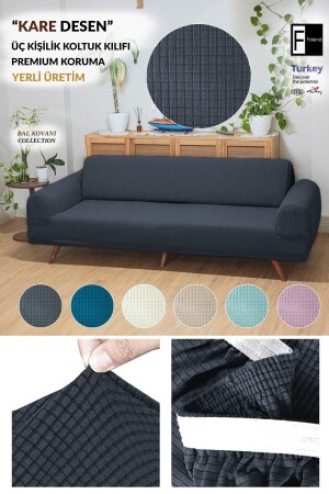 MNZ-Lycra مرنة 3 مقاعد الأنتراكيت سقف الأريكة المطاطية سقف الأريكة المطاطية سقف الأريكة - Faiend