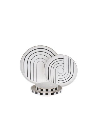 MNZ-Lyxi 011 جيليان 24 قطعة عشاء العظام مجموعة EZM616 - Ezem