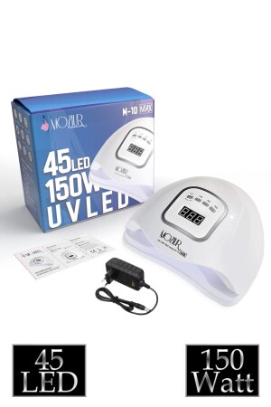 MNZ-M-10 Max 150w UV LED لمسح الأظافر الدائمة ومجفف الأظافر الإصطناعية 8683089000127 - MOZIUR