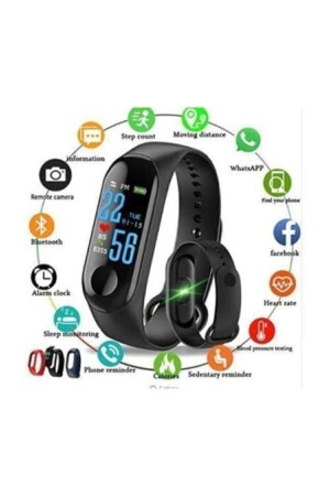 MNZ-M3 ساعة ذكية سوار عقليb001 - Milena Accessories