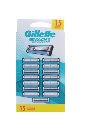 MNZ-Mach3 Sport استبدال شفرات الرف 15 طوب - Gillette
