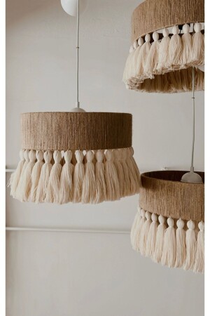 MNZ-Macrame مقلي ويكر مغلفة براون شمعة 565487585687987568 - aedmakrome