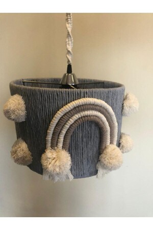 MNZ-Macrame Chandelier غرفة الأطفال Chandelier غرفة الأطفال Chandelier EVM-003 - EviminDekoru