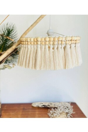 MNZ-Macrame Perled Tassel Chandelier Ny11111 - NYLife