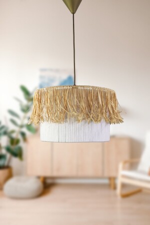 MNZ-Macrame Raffia Chandelier R033 - kepalight