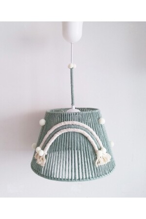 MNZ-Macrame String Wrap Rainbow Applied Ecru Pompom صمام غرفة الأطفال والطفلين ((32) 208VZ - C&A