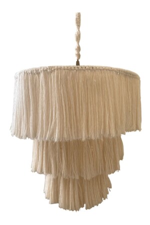 MNZ-Macrame Tasseed Bohemian Chandelier Evm-018 - EviminDekoru