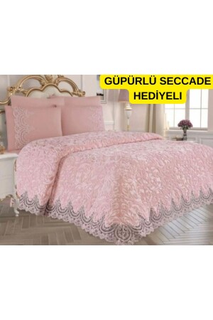 MNZ-Madam Gold خاصة مربعة مزدوجة فرنسية سدّة غطاء مجموعة - غطاء دودي مجموعة - Constrain