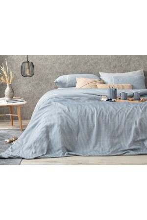 MNZ-Madame Muko Soft Single Duvet Cover (160x220 سم) - زرقاء داكن MDM90002 - madamemuko