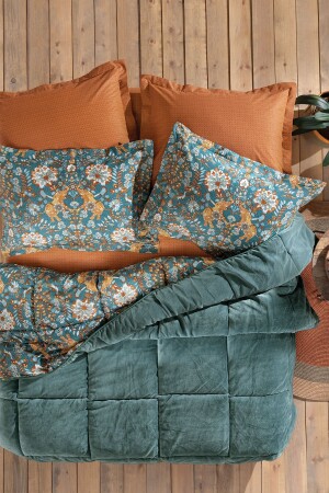 MNZ-Madie ثنائي الثلاثي النوم المجموعة - زمرد الأخضر - Yataş