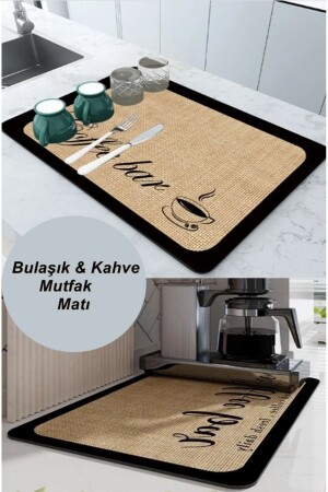 MNZ-Magic Dish Washing Mat جفاف الأطباق 40x50 جفاف الأطباق المثبتة - Aygoren Home