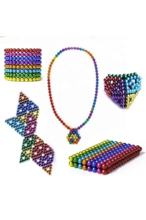 كرات مغناطيسية من نوع MNZ-Magic Dyum Magnet Cube Ball 216 قطعة كوب مكعب من نوع Dymum 8796756868767 - NEO