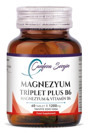MNZ-Magnesium Triplet Plus B6 المغنيسيوم وفيتامين B6 MGN1 - Canfeza Sezgin