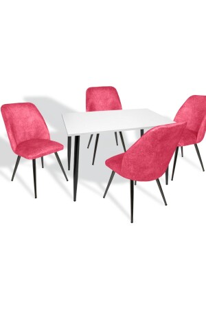 MNZ-Magnolia - نيلوفير إسب طاولة المطبخ مجموعة - وردي - Dockers