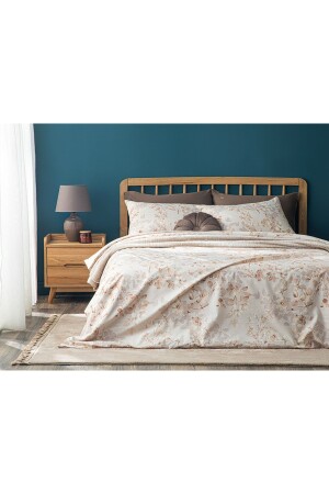 MNZ-Magnolya Pure Easy Iron Single Duvet Cover Set 160x220 سم تراكوت 10037957 - English Home