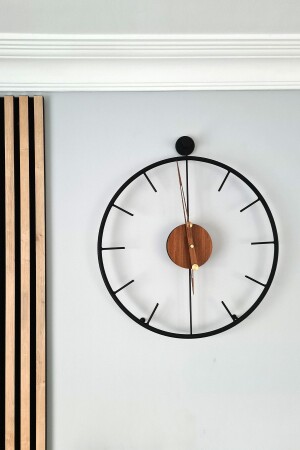 MNZ-Mahsertini Xxl 90 سم أسود، أزياء عصرية أسلوب الإيطالي ساعة الجدار AGA01073 - AGA KONSEPT