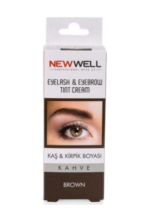 MNZ-Makeover Brown شواجب العين لون ريش العين Brown 15 مليل - New Well