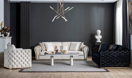 مجموعة الأريكة من طراز MNZ-Malibu - Cadde Yıldız