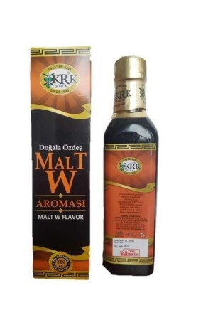 MNZ-Malt Aroma 250 ml أوك أروما مالت W Aroma زجاجة زجاجية 250 كلم - Krk Gıda