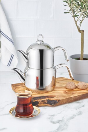 قاعدة إدخال MNZ-Manes صغرى الشاي المعدنية 153. 03. 08. 2250 - Karaca