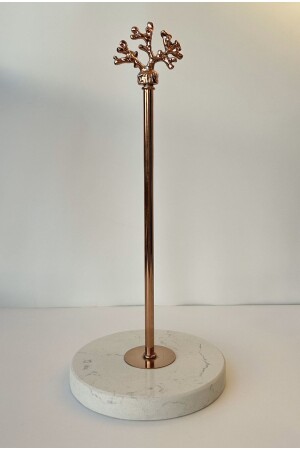 MNZ-Marble ديكوراتي رول ورق حامل الحمام - منظمة المطبخ - الذهب الزهري 2022-03 - bemdesign