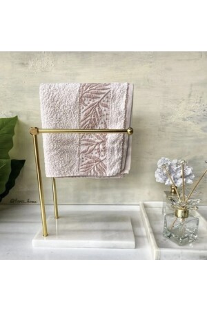 MNZ-Marble حمام حامل الحفاضة اليدوية -marble Towel Holder -حفاضة الحفاضة - Yenilik Home
